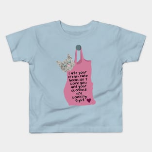 Cat in a Bag Valentine Kids T-Shirt